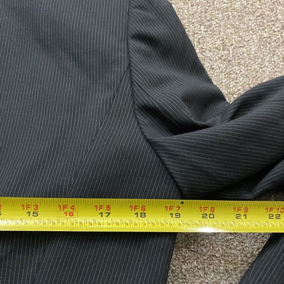 New With Tags Tahari Women's Black Snap Button Up Blazer Size 10 $280 - Picture 3 of 9